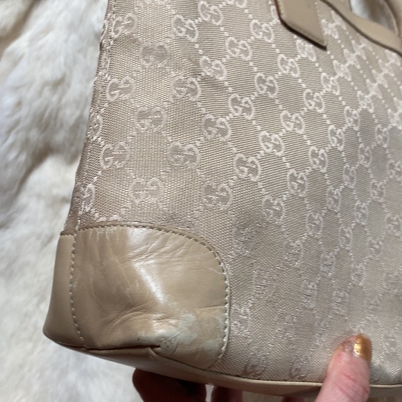 Authentic Gucci vintage GG monogram shoulder tote - Picture 8 of 15